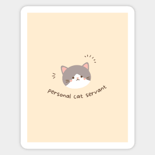 personal cat servant Sticker